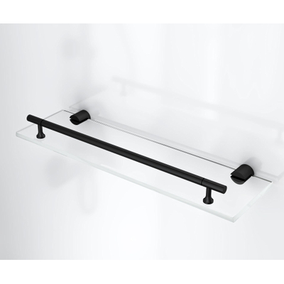 Ritmo cabine de douche - 80x80cm - y compris garniture de douche - noir