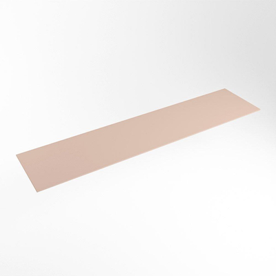 Mondiaz TOP 23 Plan sous vasque - 180x23.5x0.9cm - compatible comme plan de meuble - solid surface - Rosee