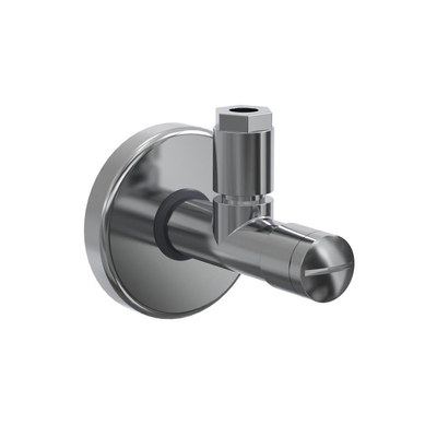 Xenz Pure robinet d'arrêt rond chrome Brillant