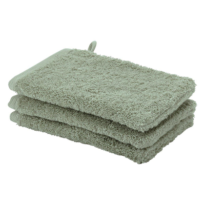 Aquanova London Washandje - 16x22cm - 6 stuks - Thyme