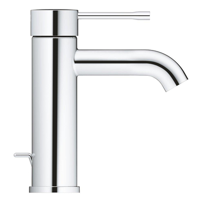 GROHE Essence wastafelkraan - s-size - opbouw - voorsprong 11.6cm - met trekwaste - chroom