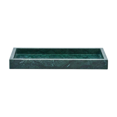 Wellmark plateau plat en marbre 30x13cm marbre vert