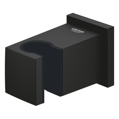 GROHE Euphoria Cube wandaansluitbocht - met houder - phantom black (zwart)