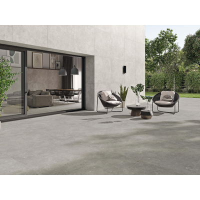 SAMPLE STN Cerámica Glamstone carrelage sol et mural - aspect pierre naturelle - gris mat