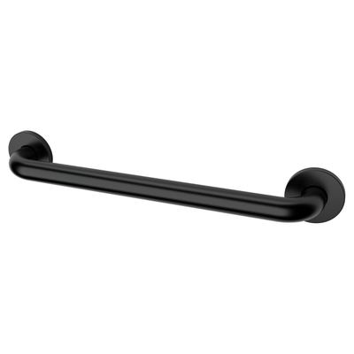 Haceka Kosmos Comfort Barre d'appui murale - 45cm - courbée - noir mat