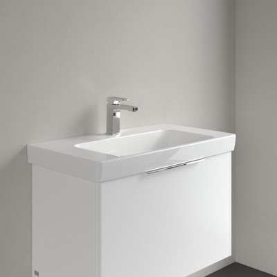 Villeroy & Boch Architectura wastafel - 80x44.5cm - met 1 kraangat - zonder overloop CeramicPlus - White Alpine (glans wit)