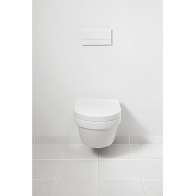 Villeroy & Boch Architectura CombiPack hangend toilet diepspoel met toiletzitting met softclose en quickrelease wit