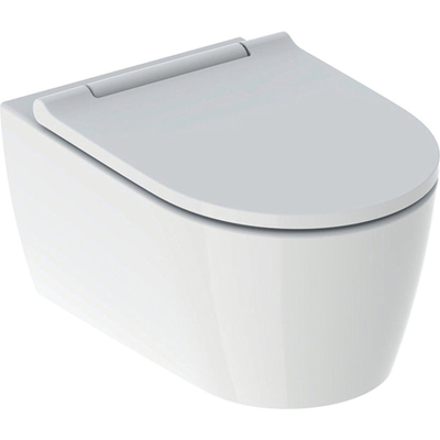 Geberit One pack Wandcloset - diepspoel - turboflush - 37x54cm - closetzitting - Designafdekking wit - KeraTect - glans wit