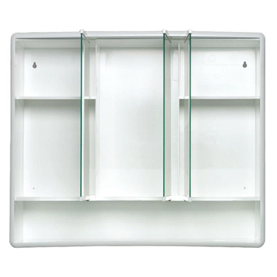 GO by Van Marcke spiegelkast – 58x49.5x14.5 cm – zonder verlichting – 3 deuren – Wit