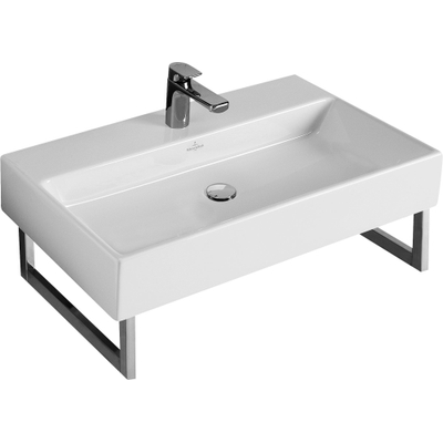 Villeroy & Boch Memento handdoekhouder met bevestiging 42x14cm montage zijkant glans RVS TWEEDEKANS