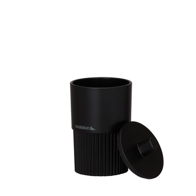 Sealskin Brave Boîte de rangement avec couvercle autoportante Noir