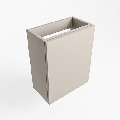 Mondiaz FOWY Meuble sous lave-mains - 40x22x50cm - 1 porte - push to open - softclose - Linen