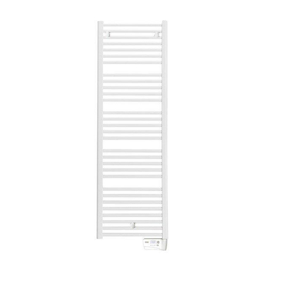 Radson Flores Radiateur sèche-serviettes électrique 153,7x75cm 1250 watt IP44 acier Blanc