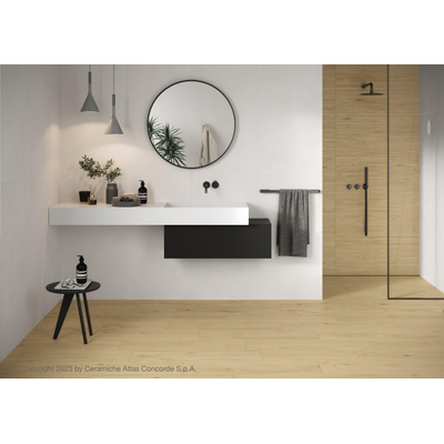 Atlas Concorde Solution Would Carrelage de sol et de mur - 22,5x90cm - 8mm - rectifié - (Marron)