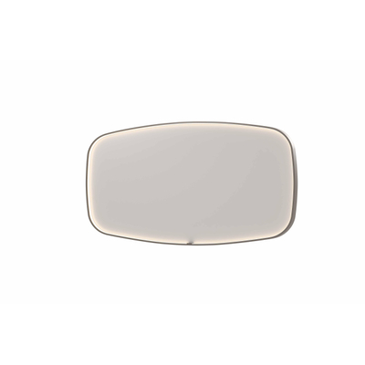 INK SP31 miroir – 160 x 80 cm – LED directe tout autour – chauffage de miroir – Inox brossé