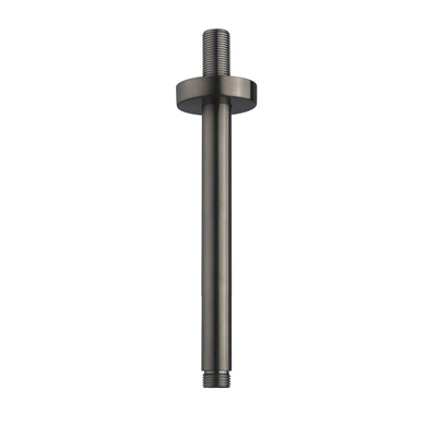 Wiesbaden Unimatch Douchearm - met plafondbevestiging - 20cm - PVD - gunmetal (antraciet)
