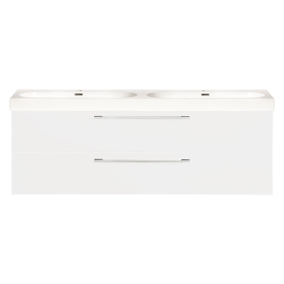 Differnz Somero Ensemble salle de bains 120x54x38cm FSC Blanc brillant