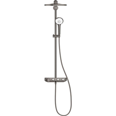 Grohe Euphoria SmartControl Regendoucheset Opbouw - hoofddouche 31cm - hannddouche rond - hard graphite (antraciet)