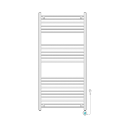 Rosani Avant Radiateur électrique - 120x60cm - 600watt - blanc brillant