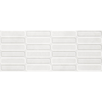 Cifre Ceramica Alure - Carrelage mural - 30x75cm - rectifié - White oval decor mat (blanc)