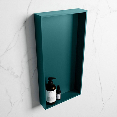 Mondiaz Easy nis 29.5x59.5x8cm voor Inbouw/opbouw 1 open vak Solid surface Smag/Smag