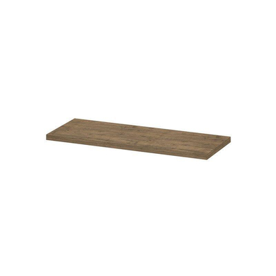 INK Topdeck Wastafelblad - 120x45x3.5cm - tbv onderkast - MFC - Naturel eiken