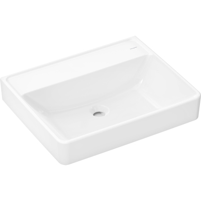 Hansgrohe Xanuia Q Wastafel/Fontein - 60x48cm - inbouw - zonder kraangaten - zonder overloop - glans wit