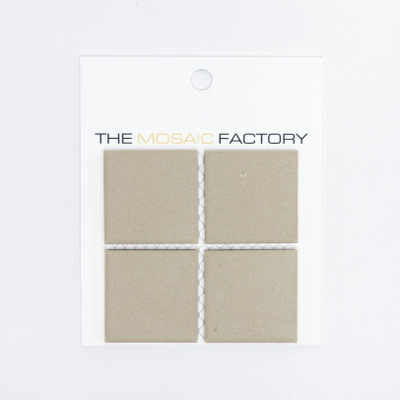 SAMPLE The Mosaic Factory London carreau mosaïque 4.8x4.8x0.6cm pour sol pour intérieur et extérieur carré Céramique Gris