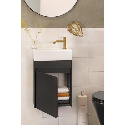 Differnz Hurra Meuble lave-mains - 39,5x52x21,5cm - anthracite