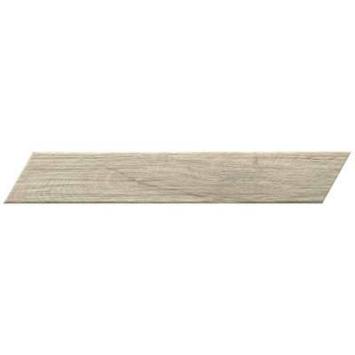 Fap Ceramiche Fapnest carrelage mural et de sol - 7.5x45cm - 9mm - Rectangulaire - Aspect bois - Argent Chevron Mat