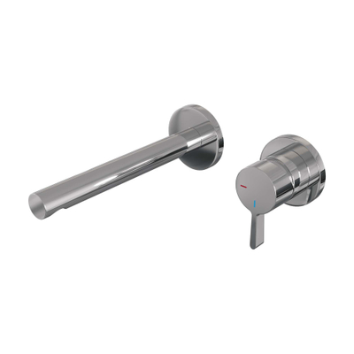 Brauer Chrome Edition Mitigeur lavabo encastrable poignée type S1 ColdStart rosaces rondes chrome poli
