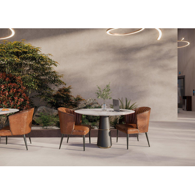 Terravito Allino wand- en vloertegel - 120x120cm - gerectificeerd - Betonlook - Sand mat (beige)