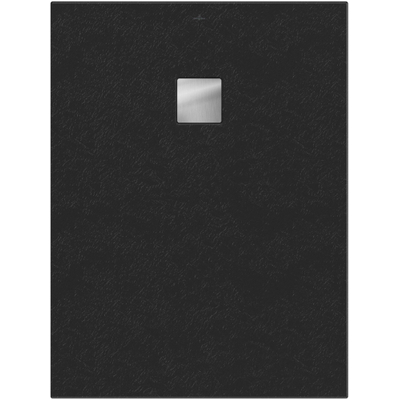 Villeroy & Boch Excello douchevloer - 120x90cm polyurethaan/acryl - Nature Anthracite (grijs)