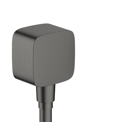 Hansgrohe FixFit Coude mural avec clapet anti-retour Brushed Black Chrome