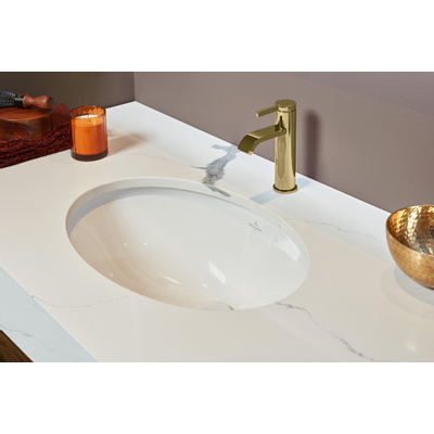 Villeroy & Boch Evana onderbouwwastafel - 50x35cm - White Alpine (glans wit)