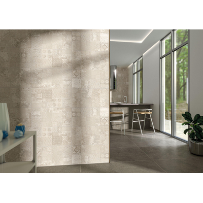 ÉCHANTILLON Terravito Rovella carreau mural et de sol - 60cm - rectifié - Aspect pierre naturelle - Taupe mat (brun)
