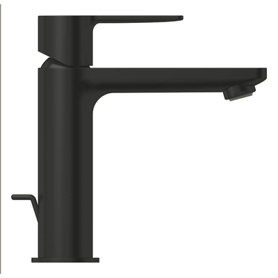 GROHE Lineare New wastafelkraan - s-size - met waste - mat zwart