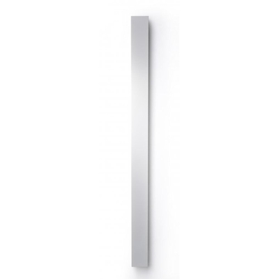 Vasco Beams Mono radiateur sèche-serviettes design aluminium vertical 2000x150mm 734W - raccordement 0066 blanc structuré (S600)