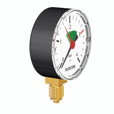 Flamco manomètre flexcon 1 4 63mm radial