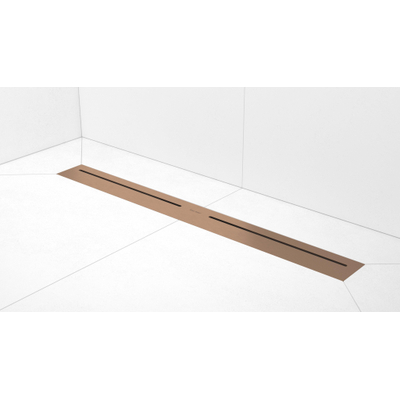 Easy Drain Pureflow Caniveau de douche - 80cm - dryphon - cuivre brossé