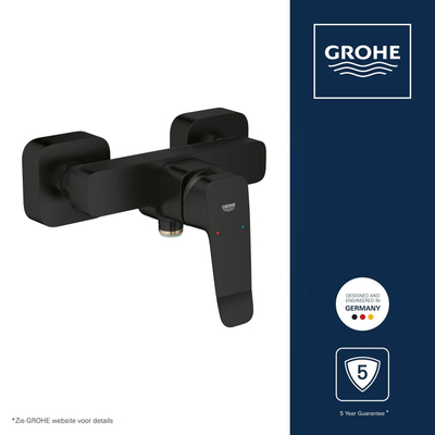 Grohe Dice Douchemengkraan - opbouw - matte black (mat zwart)