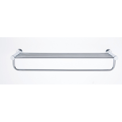 Duravit D code Porte-serviettes de bain 63x22 cm chrome