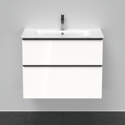 Duravit D-neo Meuble sous vasque 81x46.2x62.5cm 1 tiroir Blanc haute brillance