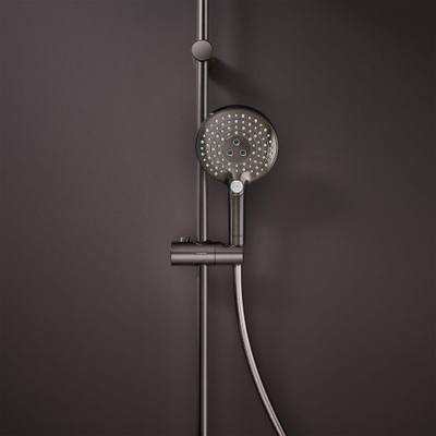 Hansgrohe Raindance Select S RD Sel S - handdouche 120 - 3jet PowderRain - ecosmart - geborsteld zwart chroom