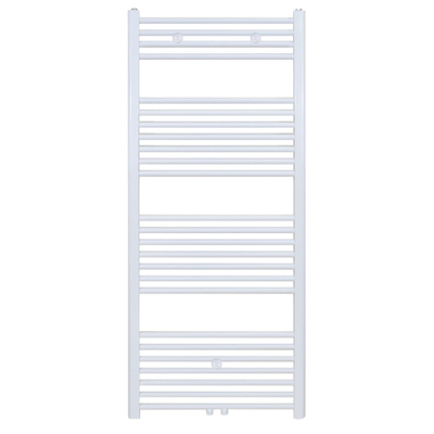 Belrad Radiateur sèche-serviettes - raccordement central - 1400x500mm - 655 Watt - Blanc