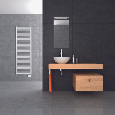 Stelrad Dahlia E radiateur design électrique - 140x45cm - 600W - blanc brillant