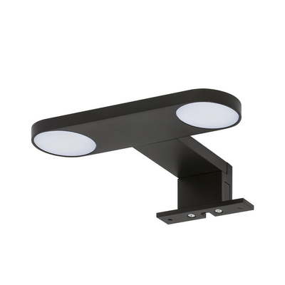 Tiger Yaro Lampe de miroir LED 17cm 4000K Noir 17.5x3.5x13cm
