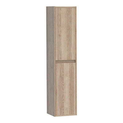 BRAUER Adore armoire colonne - 160x35x35cm - avec 2 portes sans poignée ouvrant à gauche ou à droite Sunlit