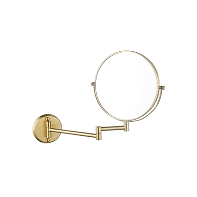 Fortifura Calvi miroir de maquillage - 20cm - rond - PVD - Laiton brossé PVD (Or)