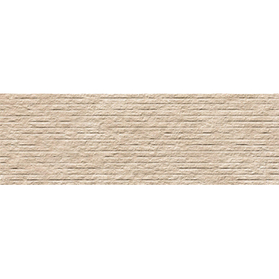 Terravito Elzino carreau mural - 25x75cm - rectifié - Aspect pierre naturelle - Beige mat (beige)